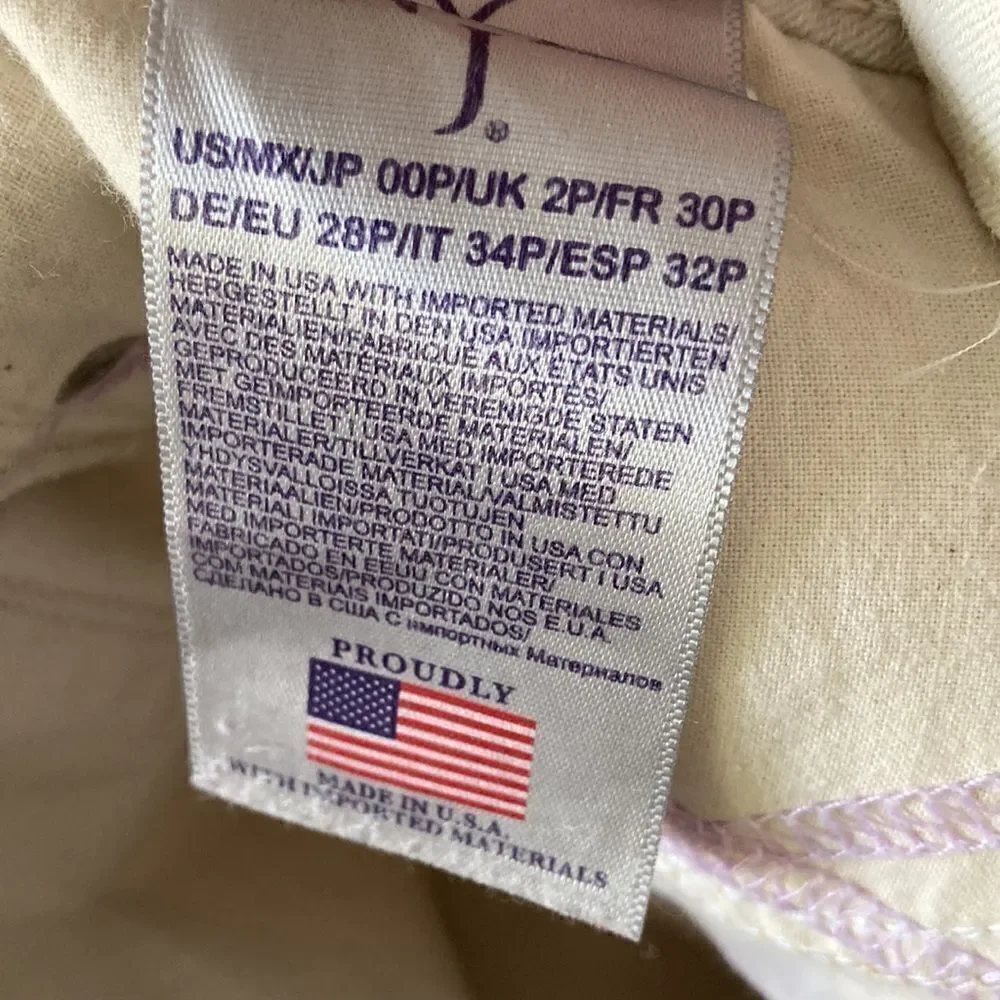 EUC NYDJ Clarissa Ankle Jeans Size 00P